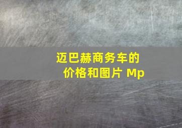 迈巴赫商务车的价格和图片 Mp